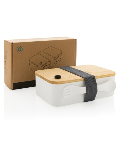 Portapranzo in RPP RCS con tappo in bambù