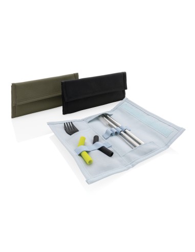 Porta posate e cannucce 2 pezzi Tierra