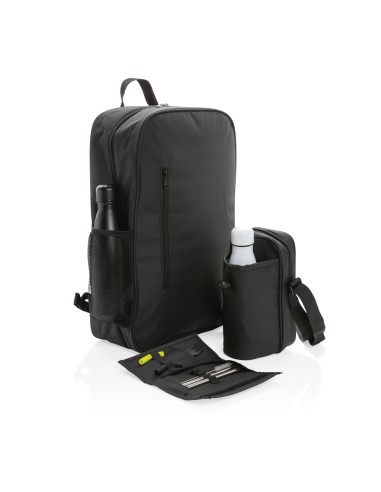 Porta posate e cannucce 2 pezzi Tierra