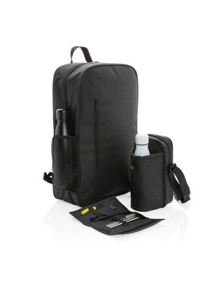 Porta posate e cannucce 2 pezzi Tierra