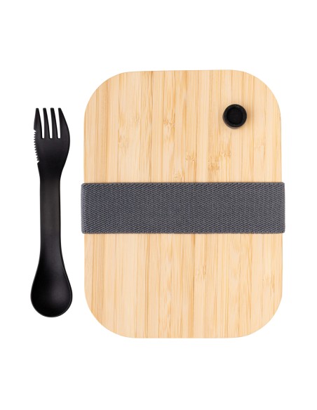 Portapranzo in vetro con tappo in bambù