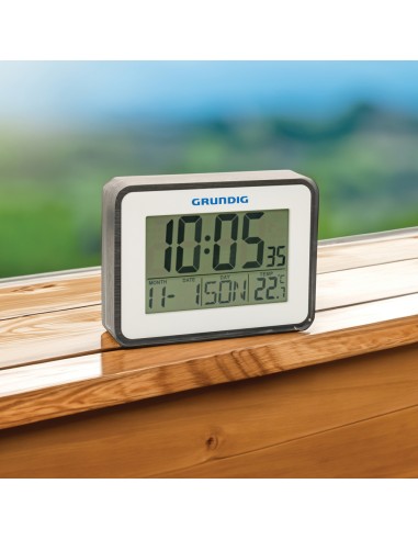 Stazione meteo Grundig con sveglia e calendario