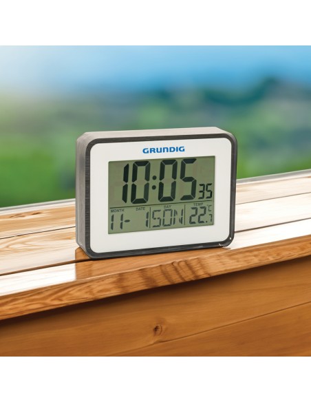 Stazione meteo Grundig con sveglia e calendario