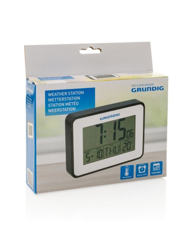 Stazione meteo Grundig con sveglia e calendario