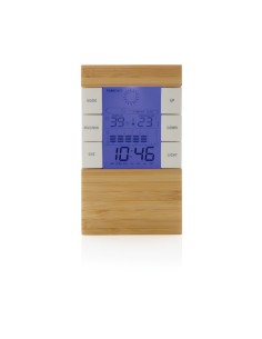Stazione meteo in plastica RCS e bambù Utah