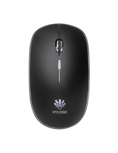 Mouse wireless con logo retroilluminato