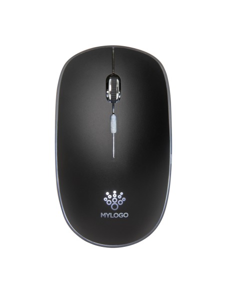 Mouse wireless con logo retroilluminato