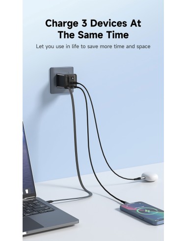 Caricatore GaN 65W cavo retrattile Urban Vitamin Mendocino