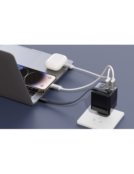 Caricatore GaN 65W cavo retrattile Urban Vitamin Mendocino