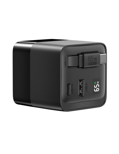 Caricatore GaN 65W cavo retrattile Urban Vitamin Mendocino