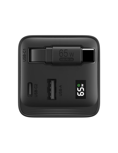 Caricatore GaN 65W cavo retrattile Urban Vitamin Mendocino