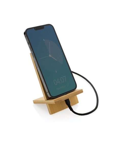 Supporto per smartphone in bambù