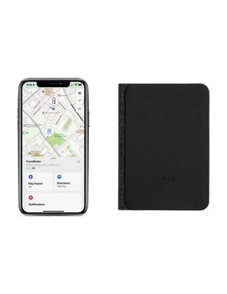 Porta Travelfinder rintracciabile in rPET RCS