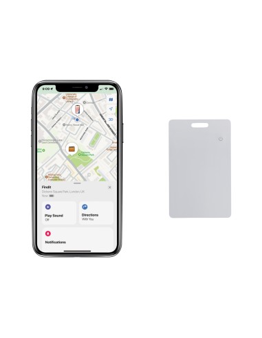 Card  ultrasottile ricaricabile Findit in rABS RCS