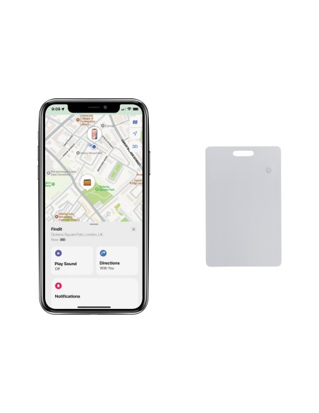 Card  ultrasottile ricaricabile Findit in rABS RCS