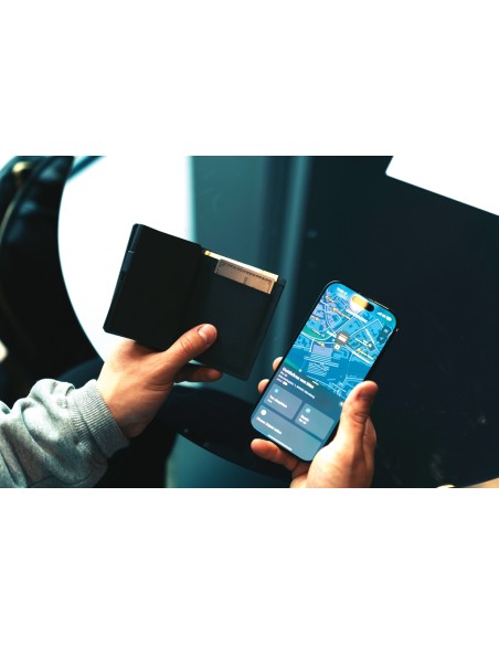 Porta carte di credito Seekcard rintracciabile in rPET RCS