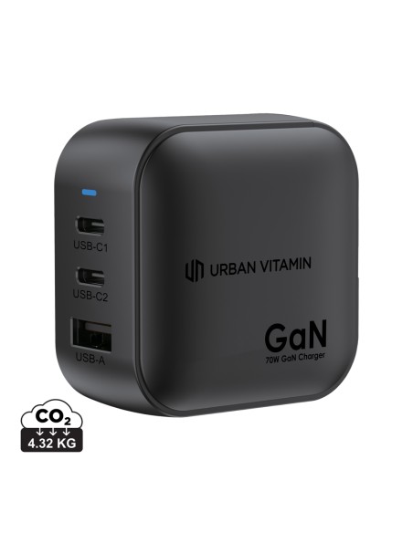 Caricabatterie GAN Urban Vitamin Santa Cruz 70W in rPC RCS