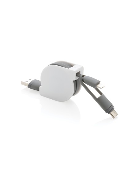 Cavo retrattile 3 in 1