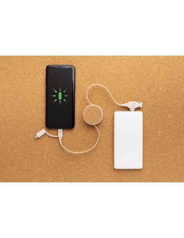 Cavo retrattile 6 in 1 in sughero e grano