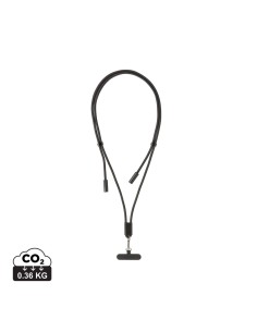 Cavo lanyard 60W regolabile LoopAmp in rPET RCS 160cm