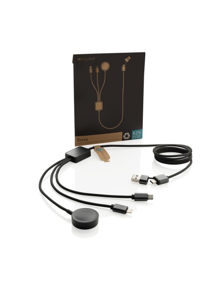 Cavo di ricarica Terra 6-in-1 in rPET RCS carica orologio