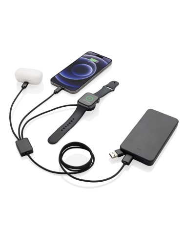 Cavo di ricarica Terra 6-in-1 in rPET RCS carica orologio