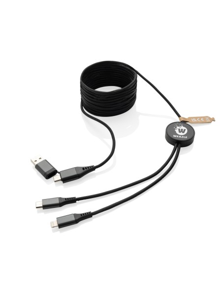 Cavo Terra riciclato da 3 metri 4 in 1 in PET RCS