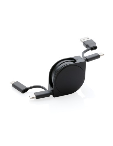 Cavo 6 in 1 RCS standard in plastica riciclata e TPE