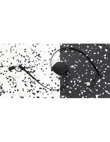 Cavo 6 in 1 RCS standard in plastica riciclata e TPE