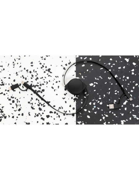 Cavo 6 in 1 RCS standard in plastica riciclata e TPE