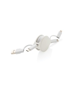 Cavo 6 in 1 RCS standard in plastica riciclata e TPE