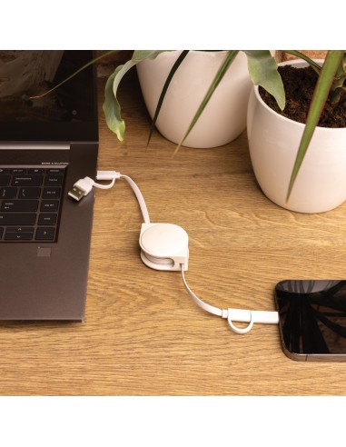 Cavo 6 in 1 RCS standard in plastica riciclata e TPE