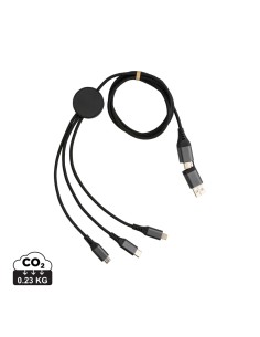 Cavo 60W Terra 6in1 da 120 cm in alluminio RCS