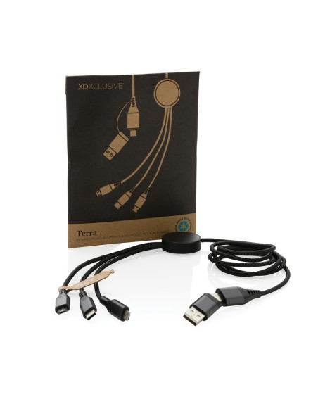 Cavo 60W Terra 6in1 da 120 cm in alluminio RCS