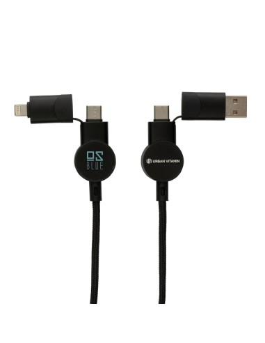 Cavo di ricarica veloce 60W Oakland 6in1, 1,2m rplastica RCS