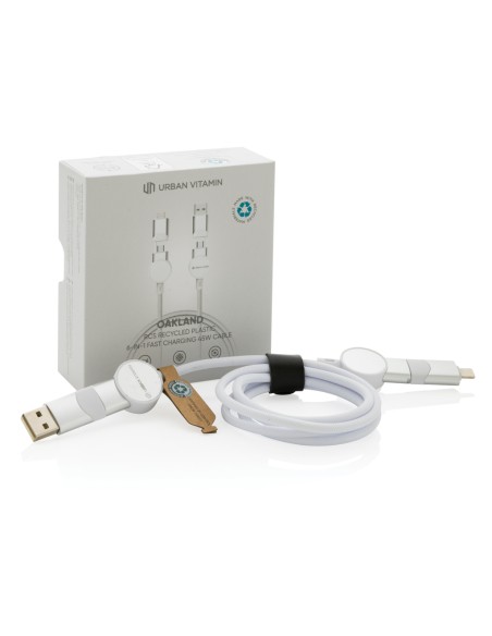 Cavo di ricarica veloce 60W Oakland 6in1, 1,2m rplastica RCS