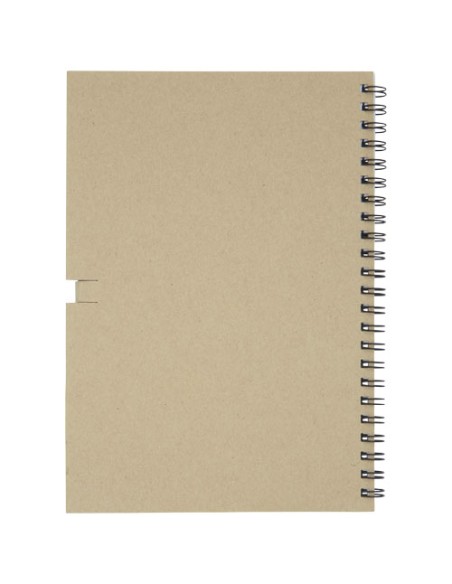 Quaderno medio Luciano Eco con rilegatura a spirale e matita