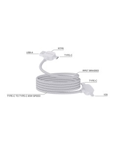 Cavo magnetico 65W Urban Vitamin Stockton in RCS TPE/PET