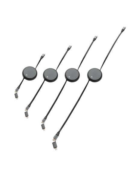 Cavo retrattile da 240W 2in1 Terra in rAlluminio RCS