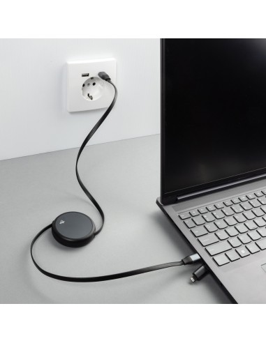 Cavo retrattile da 240W 2in1 Terra in rAlluminio RCS