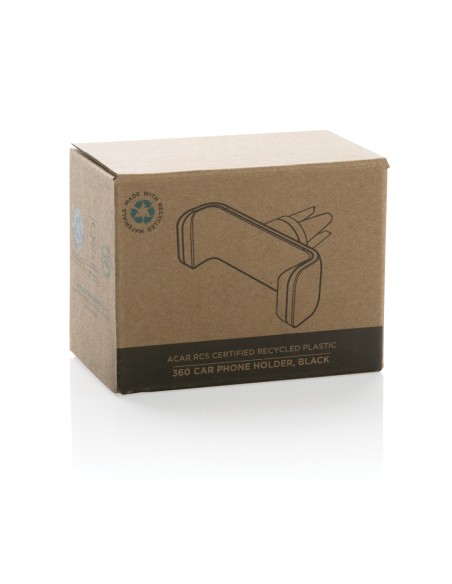 Porta telefono da auto 360 Acar in plastica riciclata RCS