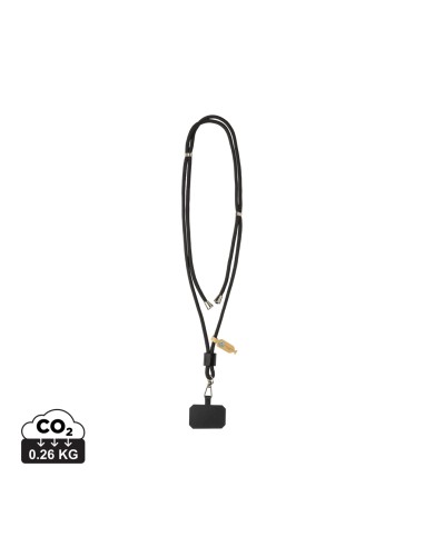 Lanyard regolabile porta telefono CarryLoop in rPET RCS