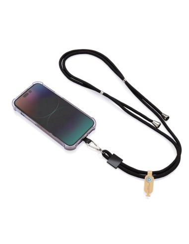Lanyard regolabile porta telefono CarryLoop in rPET RCS