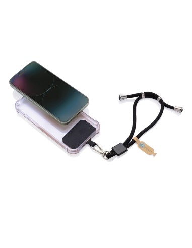 Bracciale regolabile porta telefono CarryLoop in rPET RCS