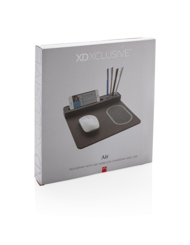 Tappetino mouse Air con ricarica wireless 5W e USB