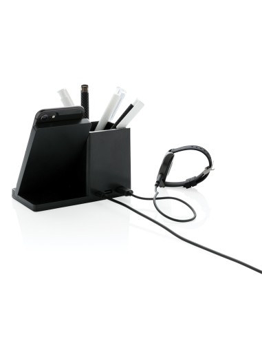 Caricatore wireless 10W Ontario in plastica riciclata RCS