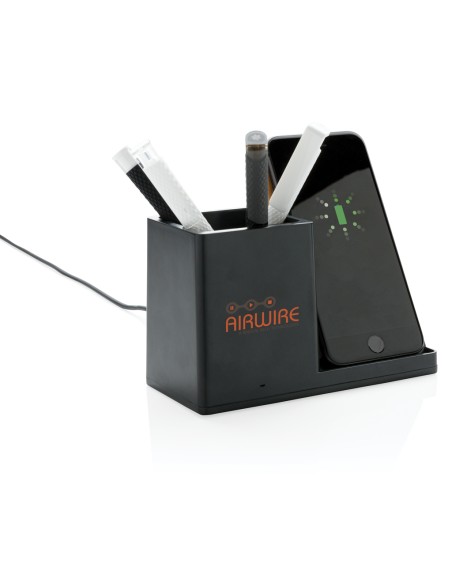 Caricatore wireless 10W Ontario in plastica riciclata RCS