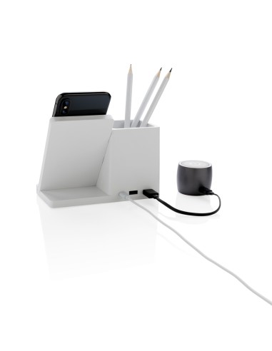 Caricatore wireless 10W Ontario in plastica riciclata RCS