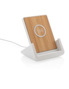 Supporto con ricarica 10W Ontario in plastica riciclata RCS