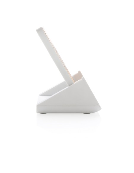 Supporto con ricarica 10W Ontario in plastica riciclata RCS